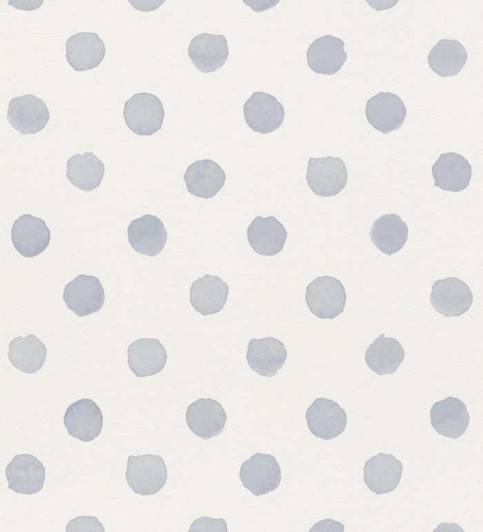 Papel pintado de lunares topos color celeste - Claudy Dots 682728