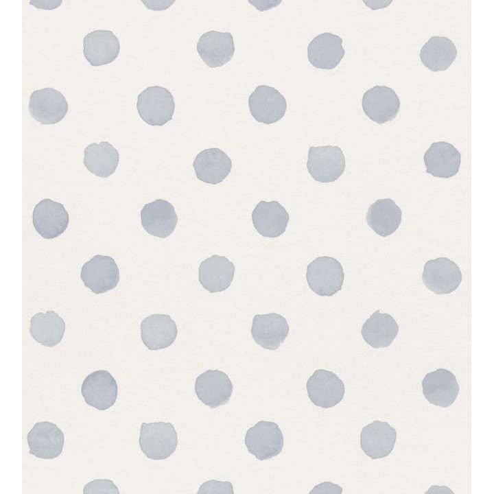 Papel pintado de lunares topos color celeste - Claudy Dots 682728