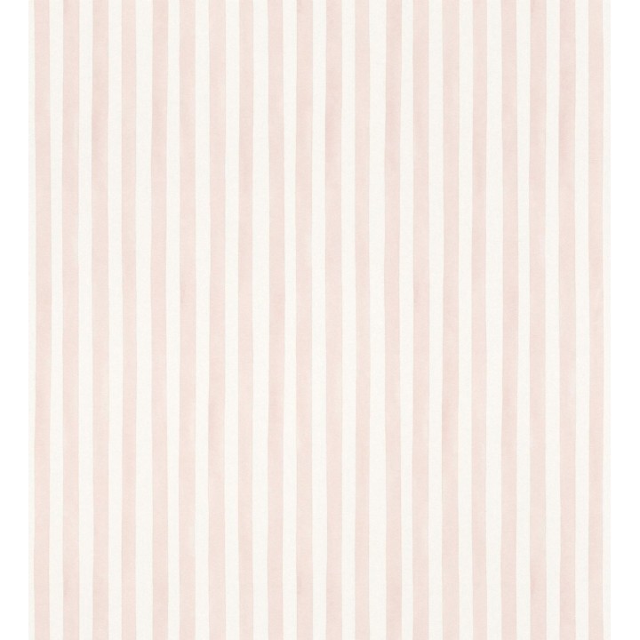 Papel pintado de raya finas rosas infantiles - Favorite stripes 682741