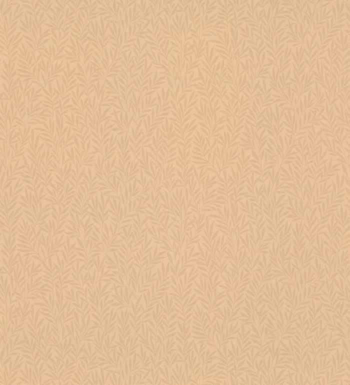 Papel pintado de hojas pequeñas fondo naranja - Laurel Lattice 682747