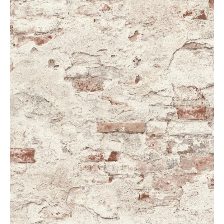 Papel pintado muro de ladrillos con efecto desgastado de estilo industrial - Stockton Street 682757