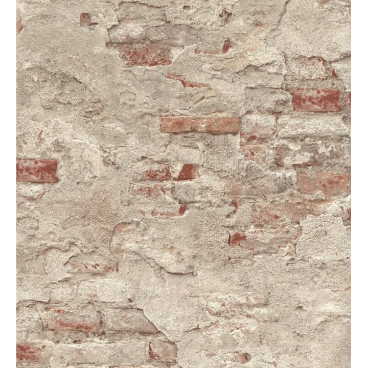 Papel pintado muro de ladrillos con efecto desgastado de estilo industrial - Stockton Street 682759