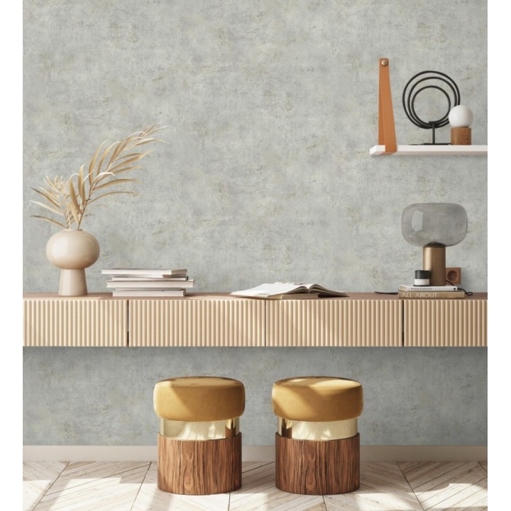Papel pintado efecto de microcemento textura áspera - Mineral Shade 682763