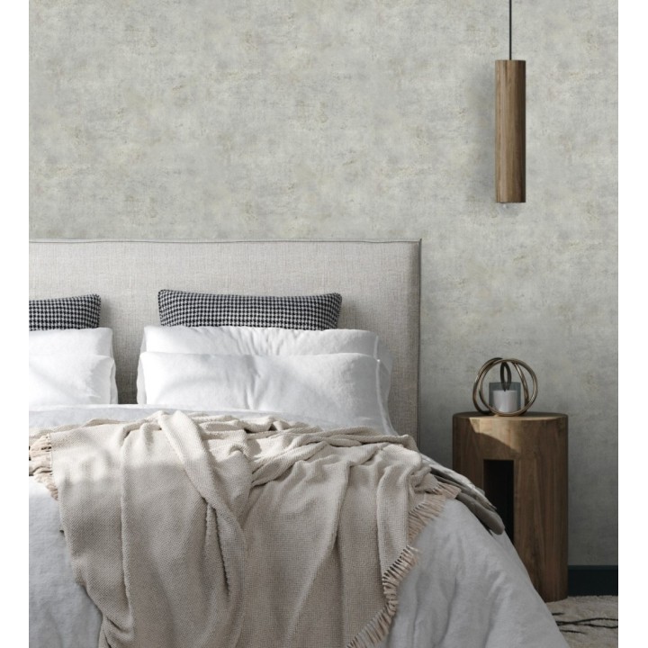 Papel pintado efecto de microcemento textura áspera - Mineral Shade 682763