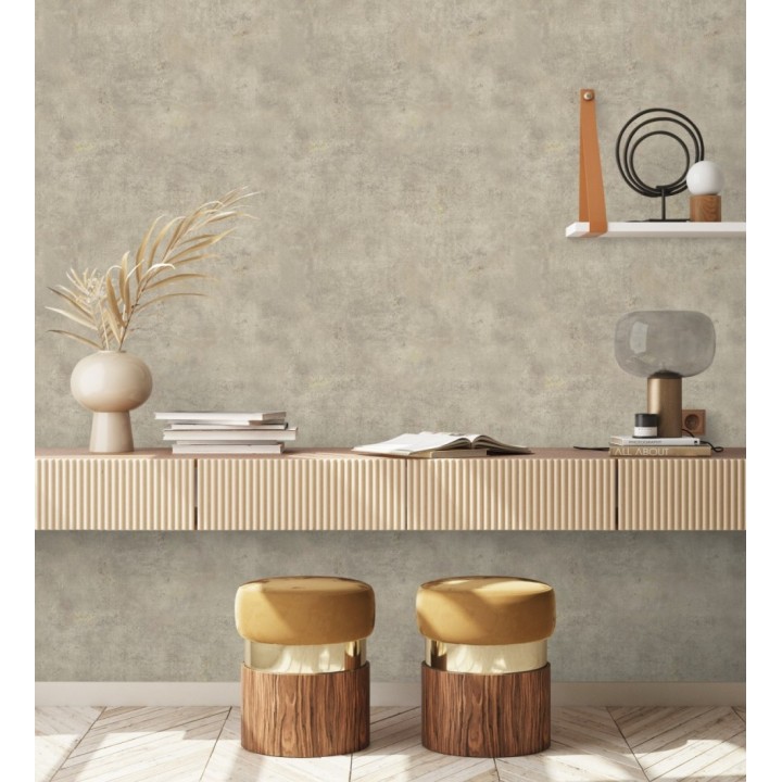 Papel pintado efecto de microcemento textura áspera - Mineral Shade 682764