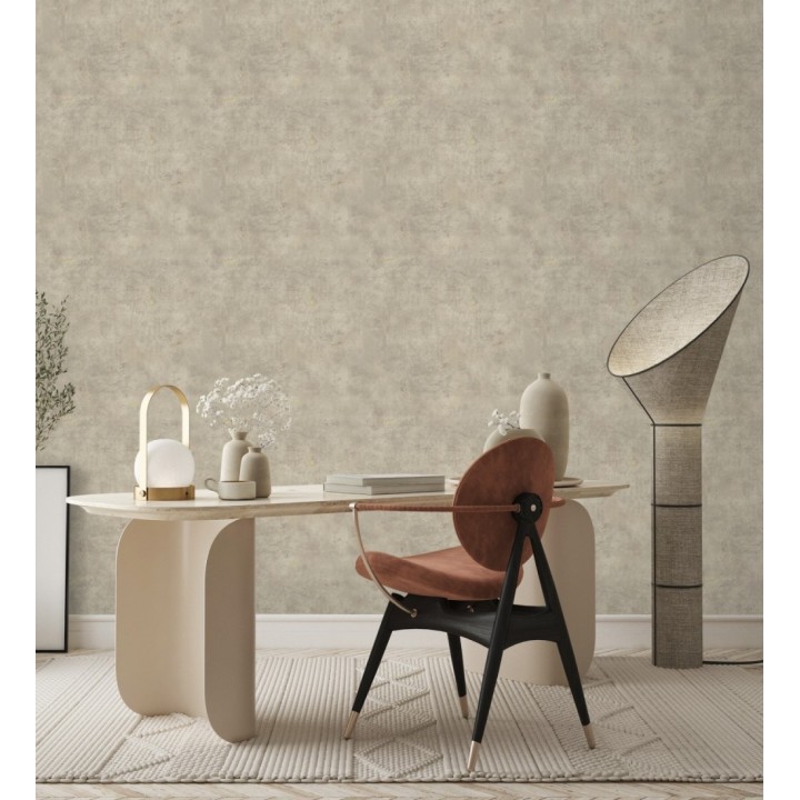 Papel pintado efecto de microcemento textura áspera - Mineral Shade 682764