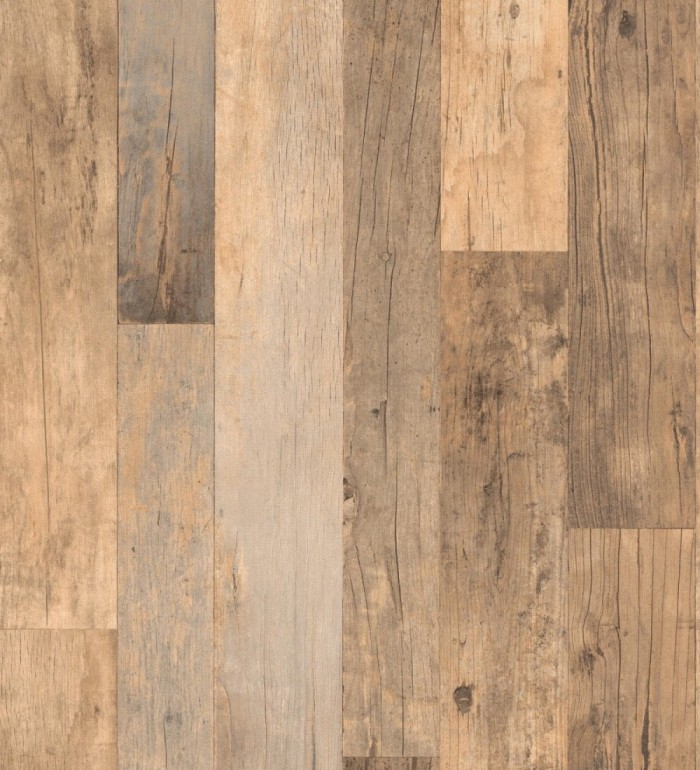 Papel pintado de diseño de madera de embarcadero envejecida de estilo nórdico - Keldan Wood 682771