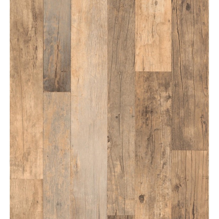 Papel pintado de diseño de madera de embarcadero envejecida de estilo nórdico - Keldan Wood 682771