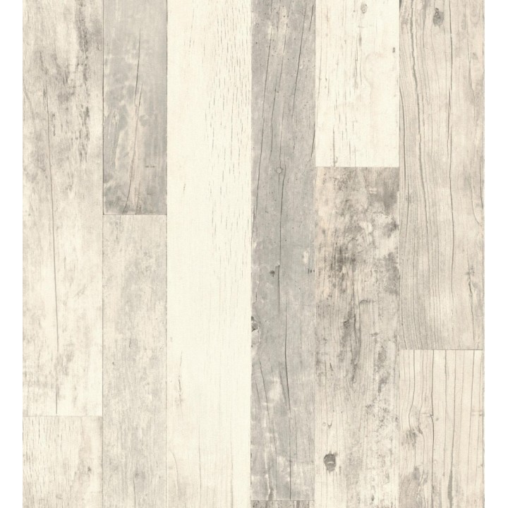 Papel pintado de diseño de madera de embarcadero envejecida de estilo nórdico - Keldan Wood 682774
