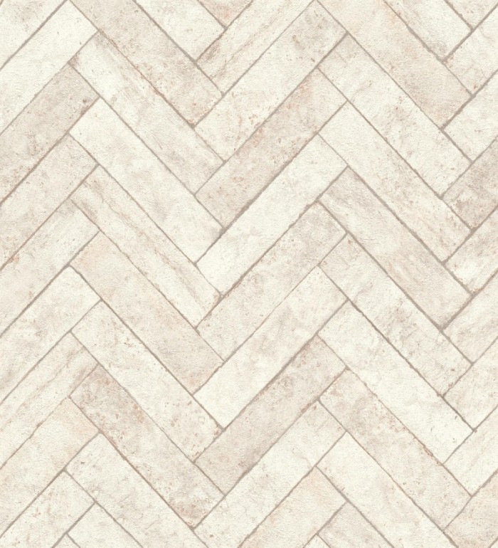 Papel pintado espiga de piedra chevrón - Henrry Whisper 682775