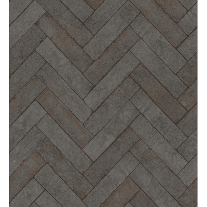 Papel pintado espiga de piedra chevrón - Henrry Whisper 682780