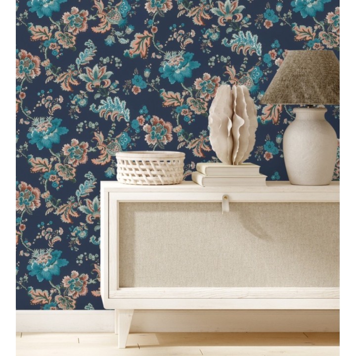 Papel pintado de flores estilo inglés - Floral Majesty 682781