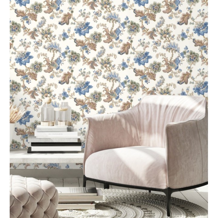 Papel pintado de flores estilo inglés - Floral Majesty 682782