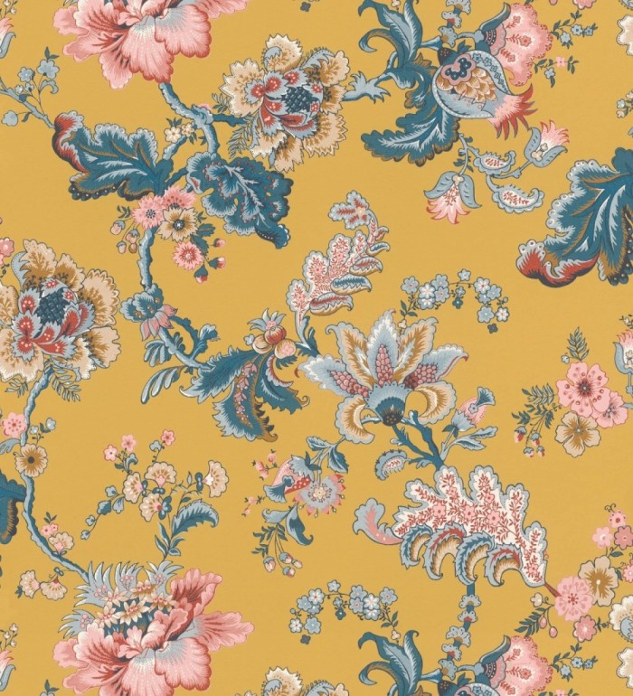Papel pintado de flores estilo inglés - Floral Majesty 682783