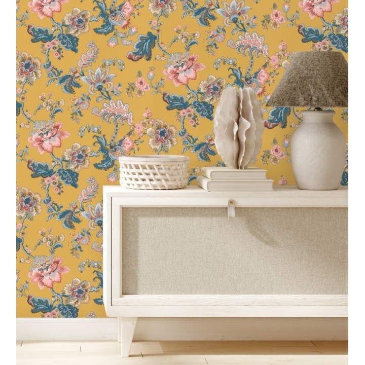 Papel pintado de flores estilo inglés - Floral Majesty 682783