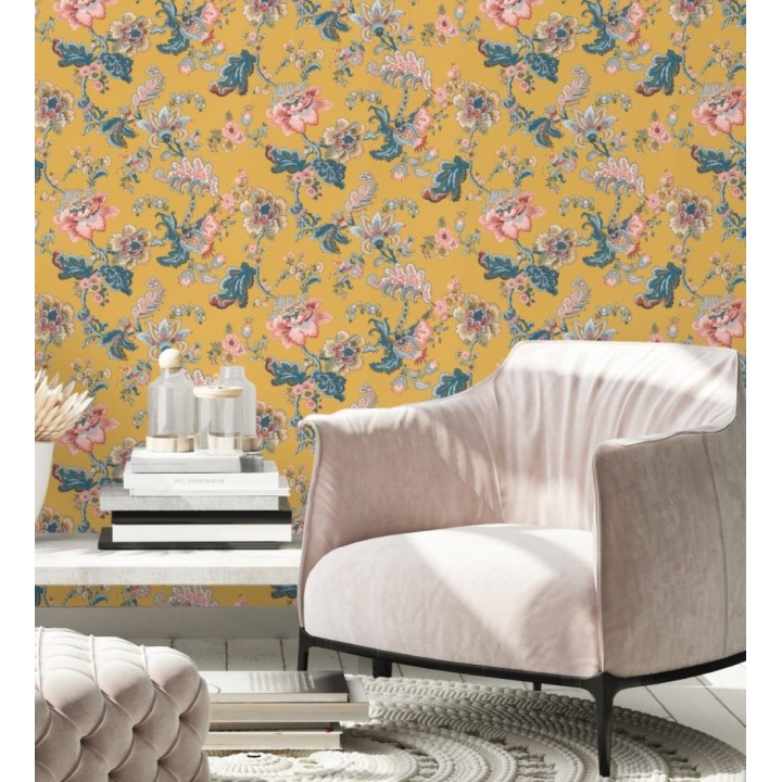 Papel pintado de flores estilo inglés - Floral Majesty 682783