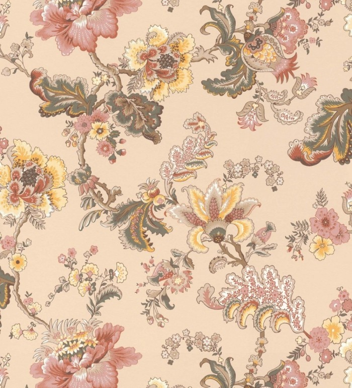 Papel pintado de flores estilo inglés - Floral Majesty 682784