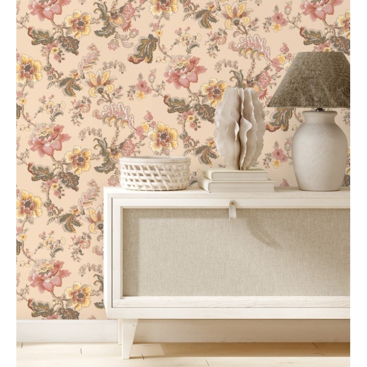 Papel pintado de flores estilo inglés - Floral Majesty 682784