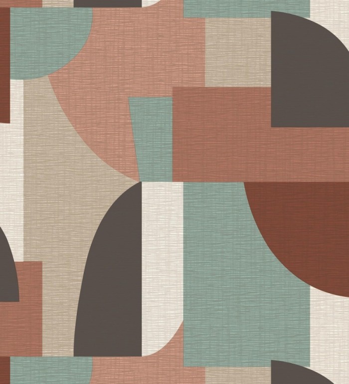 Papel pintado de figuras abstractas con estilo modernista - Jakarta Lines 682816