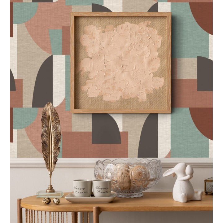 Papel pintado de figuras abstractas con estilo modernista - Jakarta Lines 682816