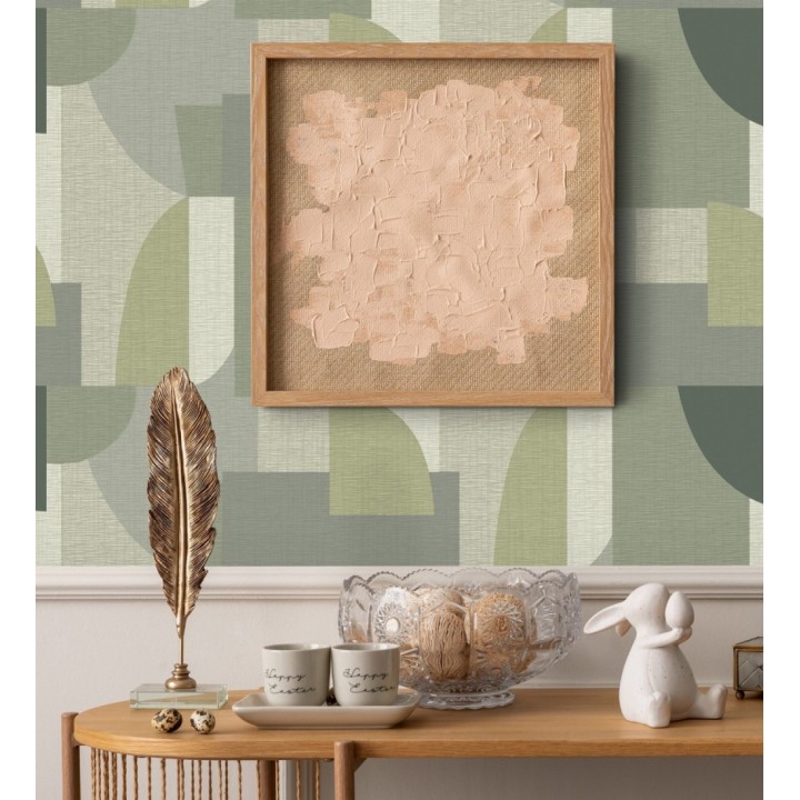 Papel pintado de figuras abstractas con estilo modernista - Jakarta Lines 682817