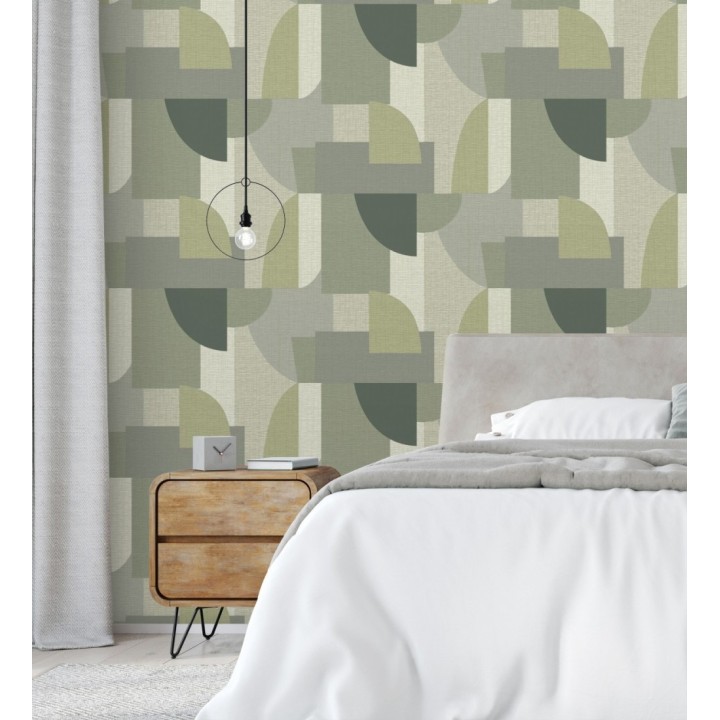 Papel pintado de figuras abstractas con estilo modernista - Jakarta Lines 682817