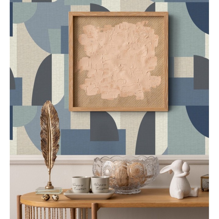 Papel pintado de figuras abstractas con estilo modernista - Jakarta Lines 682818