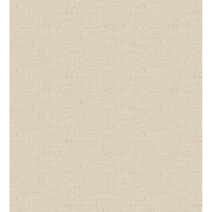 Papel pintado imitando al tejido de lino beige claro texturizado - Denise Textile 682827