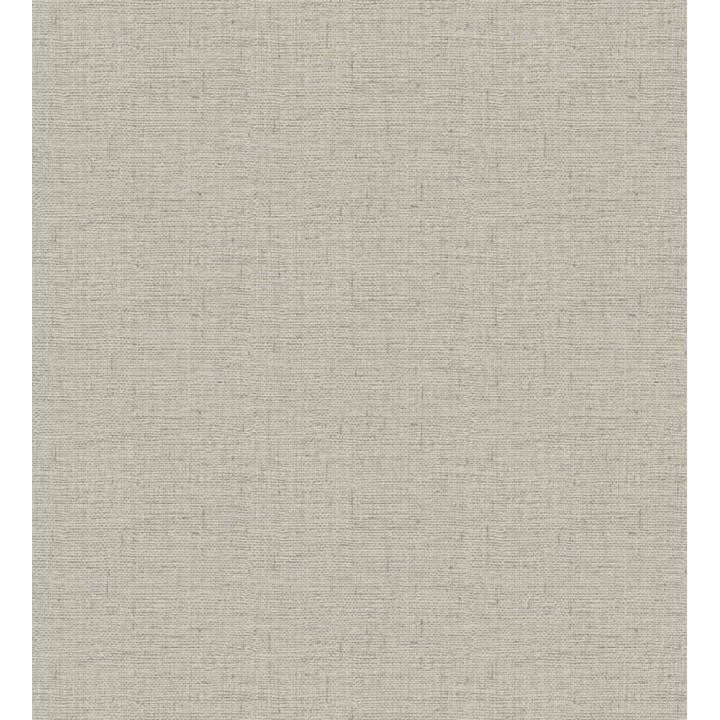 Papel pintado imitando al tejido de lino gris texturizado - Denise Textile 682828