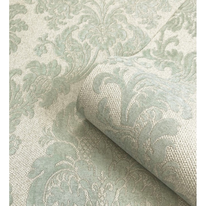 Papel pintado damasco clásico efecto entelado con textura en relieve - Milano Legacy 682833