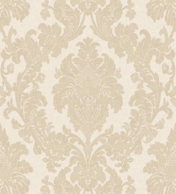 Papel pintado damasco clásico efecto entelado con textura en relieve - Milano Legacy 682834