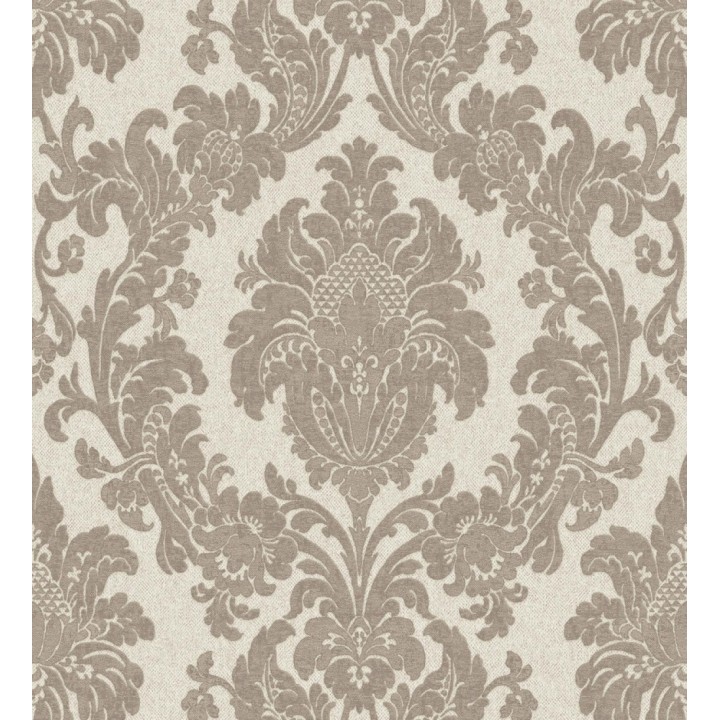 Papel pintado damasco clásico efecto entelado con textura en relieve - Milano Legacy 682836