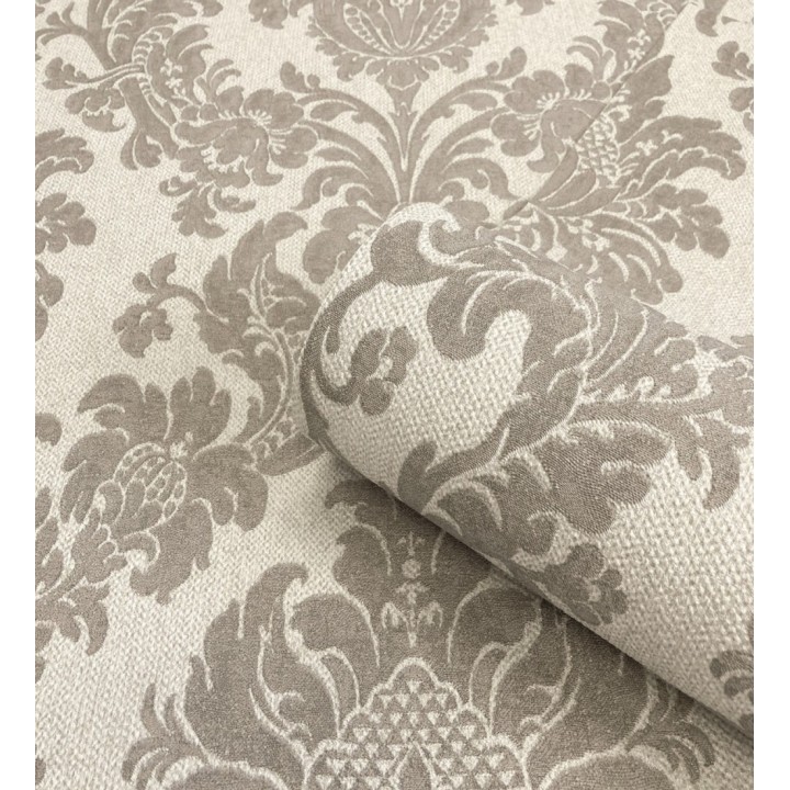Papel pintado damasco clásico efecto entelado con textura en relieve - Milano Legacy 682836