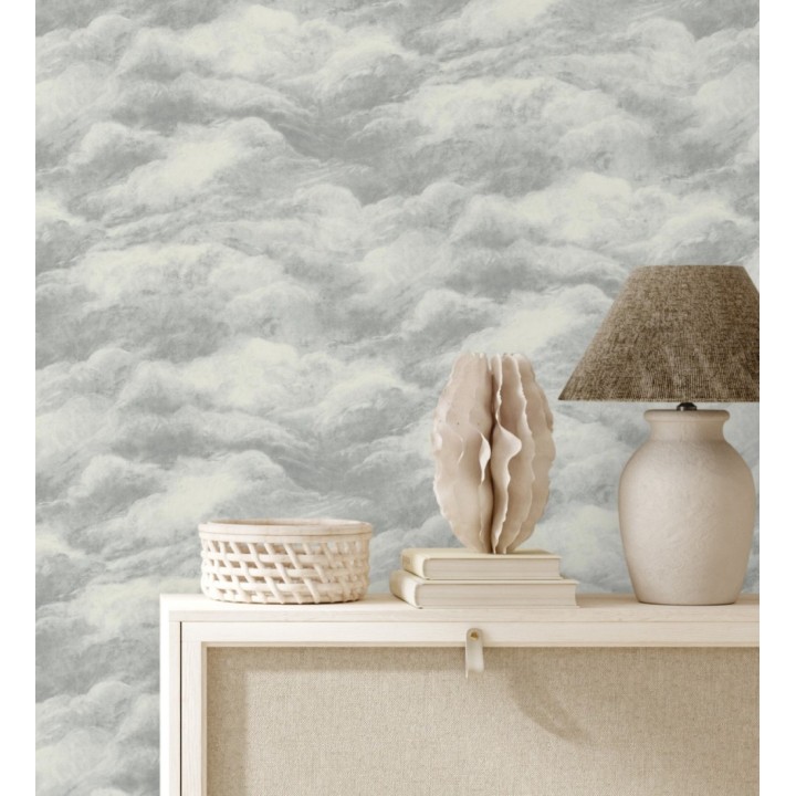 Papel pintado diseño de nubes con texturizado en relieve - Sky Muse 682841