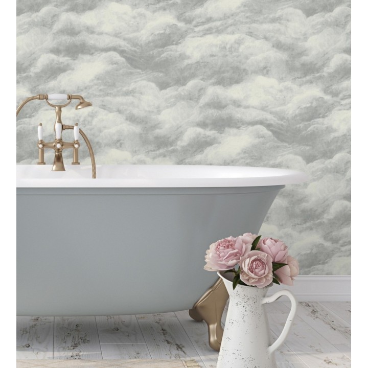 Papel pintado diseño de nubes con texturizado en relieve - Sky Muse 682841
