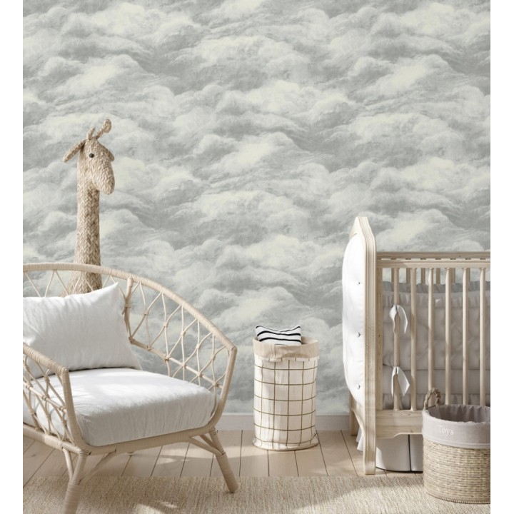 Papel pintado diseño de nubes con texturizado en relieve - Sky Muse 682841