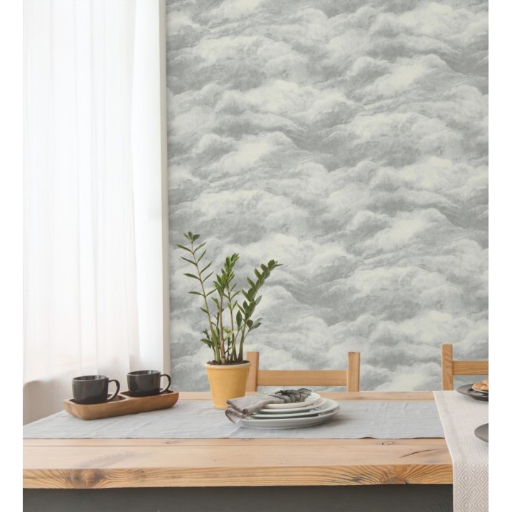 Papel pintado diseño de nubes con texturizado en relieve - Sky Muse 682841