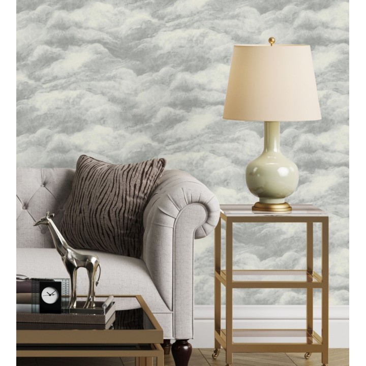 Papel pintado diseño de nubes con texturizado en relieve - Sky Muse 682841