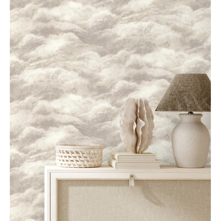 Papel pintado diseño de nubes con texturizado en relieve - Sky Muse 682842