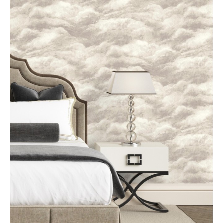 Papel pintado diseño de nubes con texturizado en relieve - Sky Muse 682842