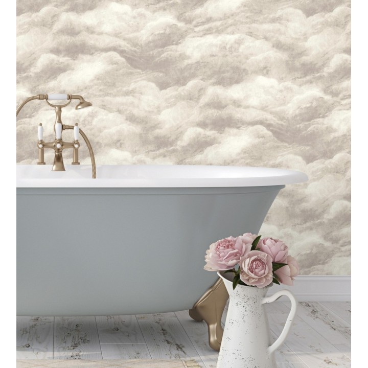 Papel pintado diseño de nubes con texturizado en relieve - Sky Muse 682842