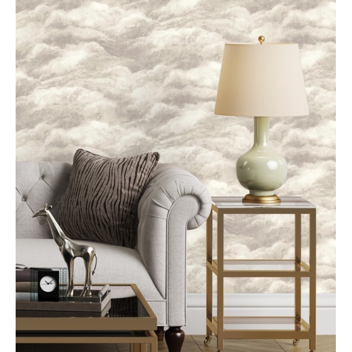 Papel pintado diseño de nubes con texturizado en relieve - Sky Muse 682842