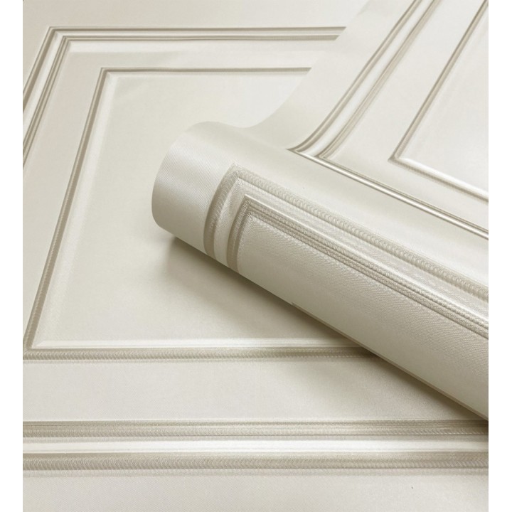 Papel pintado de casetones de madera con textura en relieve - Bristol Ledge 682857