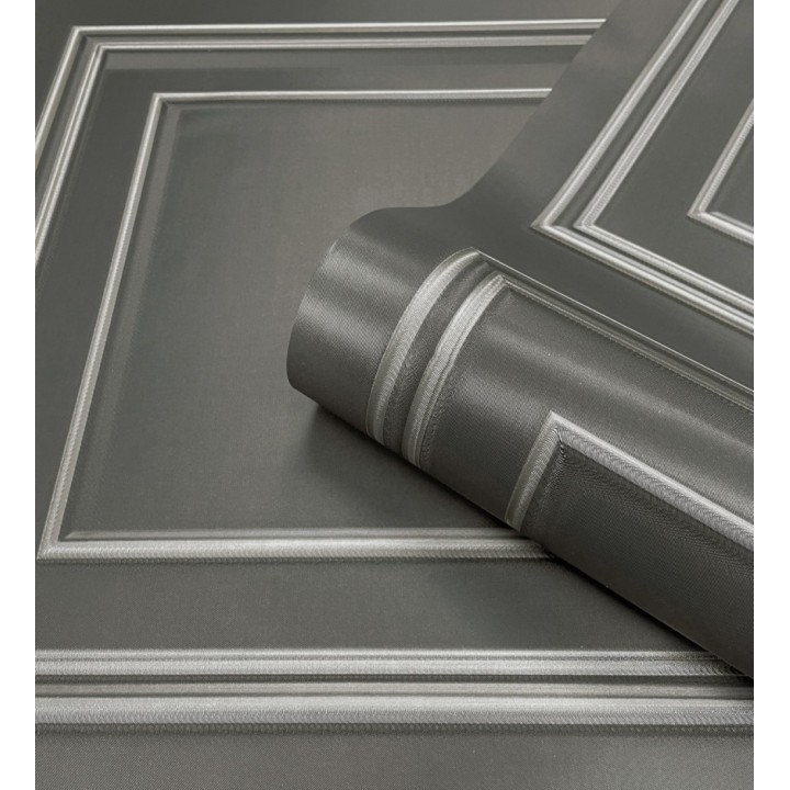 Papel pintado de casetones de madera con textura en relieve - Bristol Ledge 682858