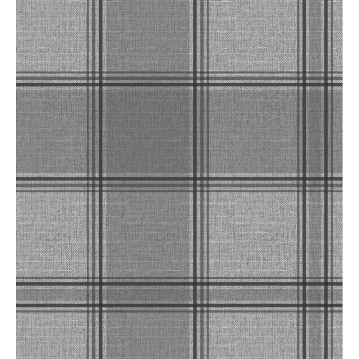 Papel pintado de cuadros escoceces en textura lino estilo natural - Scottish Harland 682859