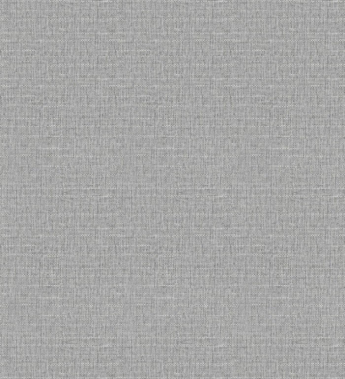 Papel pintado efecto textil con textura alto relieve color gris metálico - Fabrizio Textile 682861