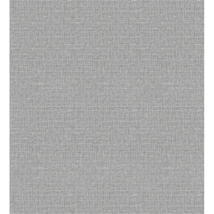Papel pintado efecto textil con textura alto relieve color gris metálico - Fabrizio Textile 682861