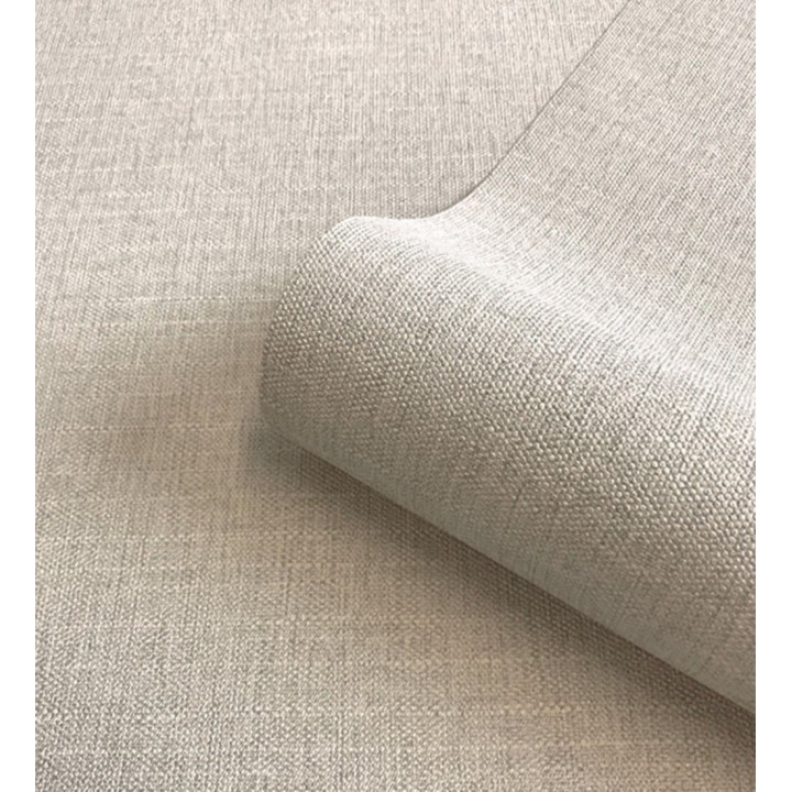 Papel pintado efecto textil con textura alto relieve color beige perlado - Fabrizio Textile 682862