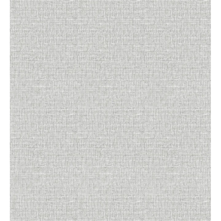 Papel pintado efecto textil con textura alto relieve color gris claro metálico - Fabrizio Textile 682864