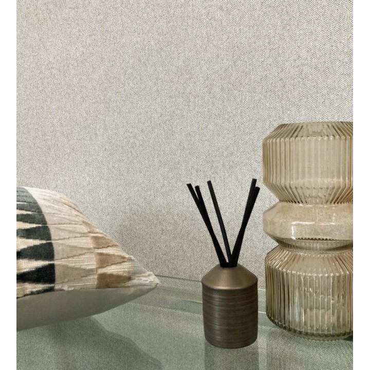 Papel pintado imitación tela con relieves y efectos metalizados - Milano Legacy Textile 682866